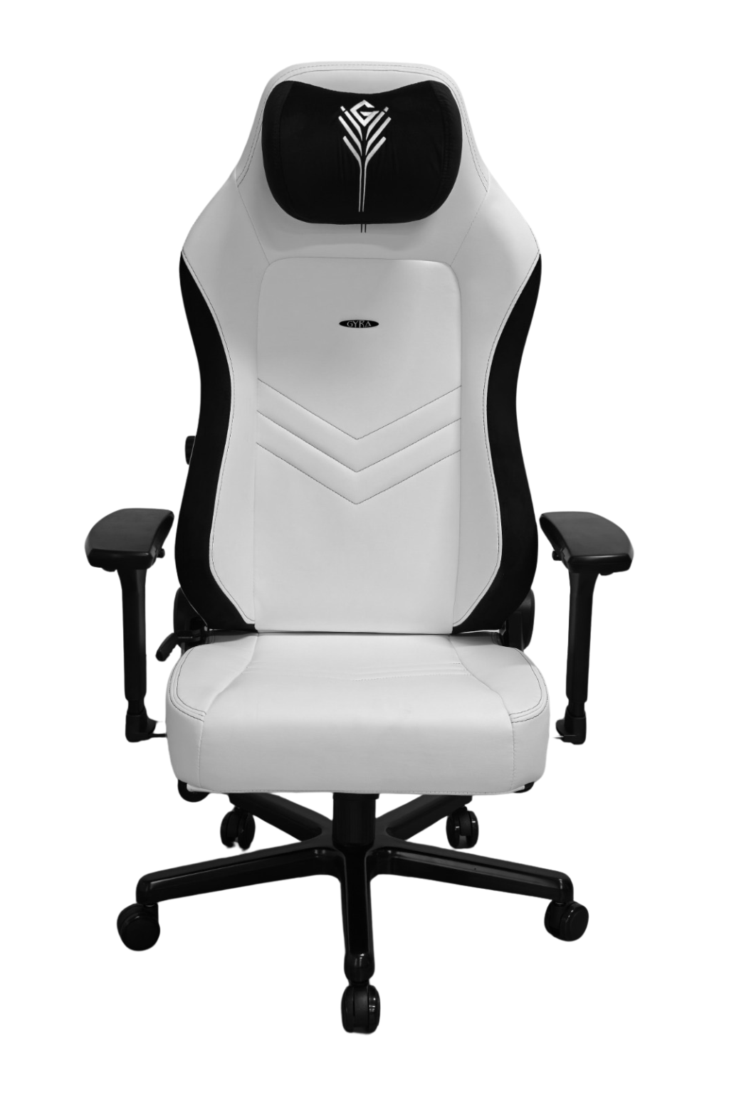 Silla gamer ergonómica premium GYRA Aether - Frost White