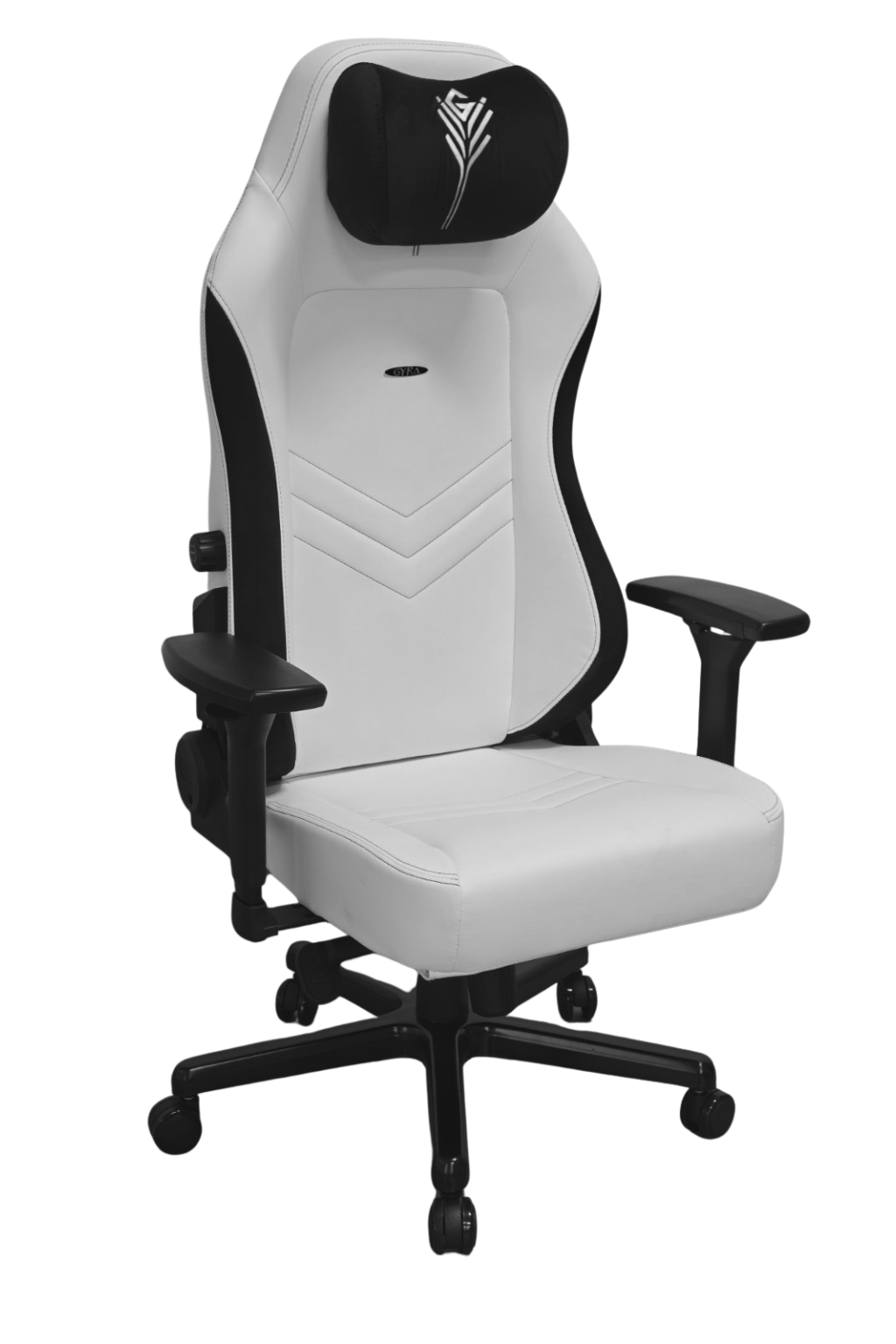Silla gamer ergonómica premium GYRA Aether - Frost White